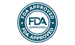 FDA registered facility badge highlighting manufacturing compliance with regulated production standards