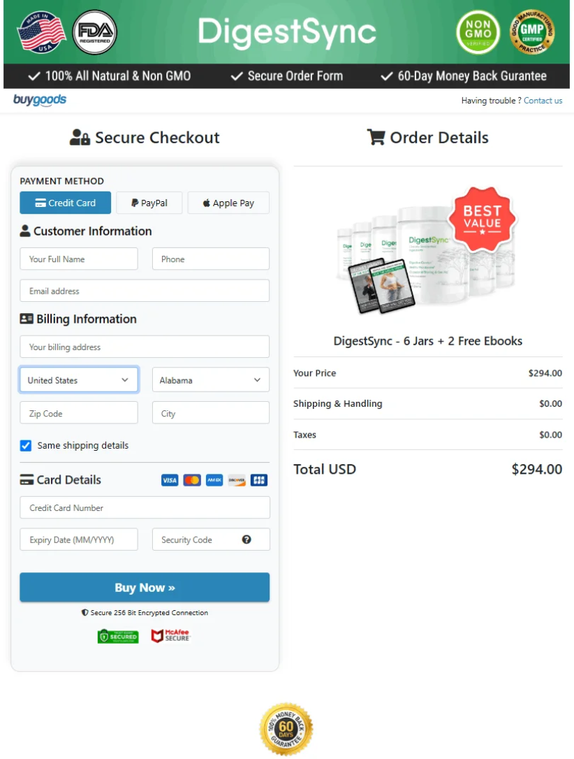 Secure checkout page showing protected payment process and encrypted transaction for safe online purchase